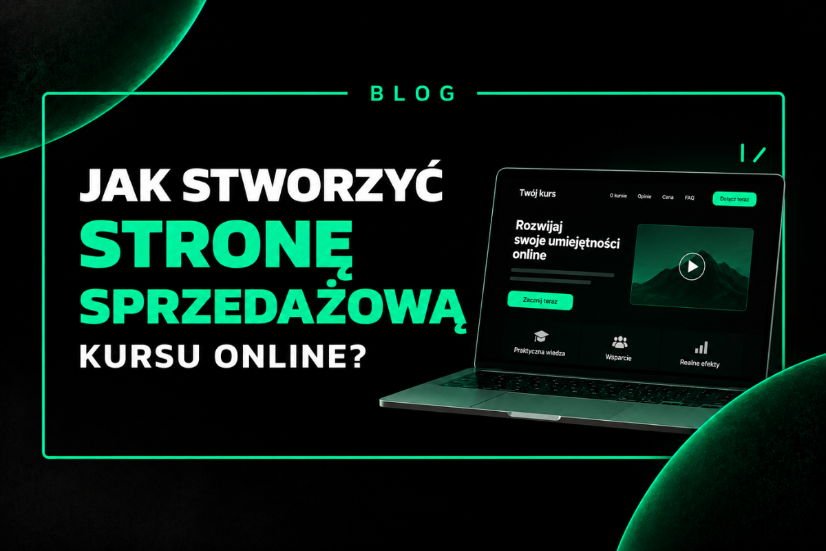 Obrazek wyróżniający: Jak stworzyć stronę sprzedażową kursu online